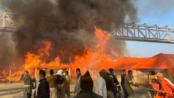 महाकुंभ मेला: पंडालों में लगी आग, कोई हताहत नहीं