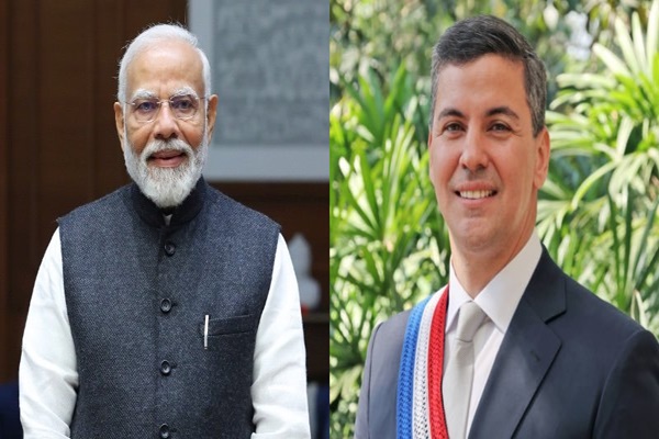प्रधानमंत्री नरेंद्र मोदी पराग्वे के राष्ट्रपति सैंटियागो पेना पलासिओस से बातचीत करेंगे